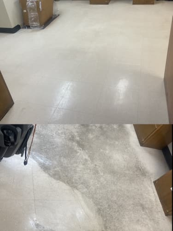 Deep floor scrubbing service