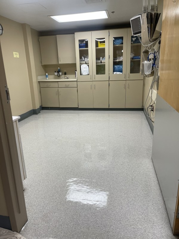 Professional floor stripping and waxing service